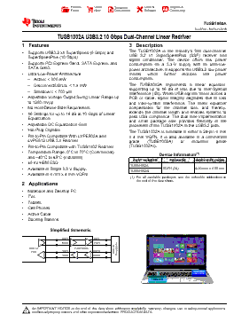 TUSB1002A Datasheet PDF - Texas Instruments