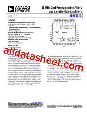 ADRF6510ACPZ-R7 Datasheet PDF - Analog Devices