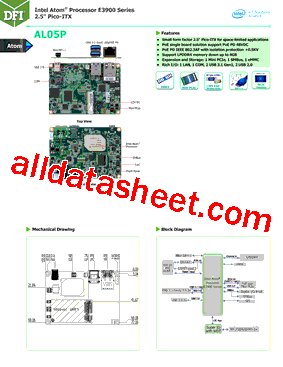 AL05P Datasheet PDF - DFI Inc