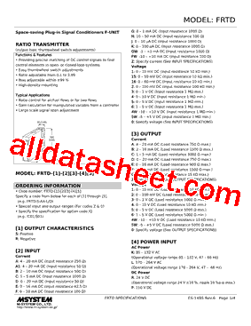 FRTD-R-CE-R Datasheet PDF - M-System Co.,Ltd.