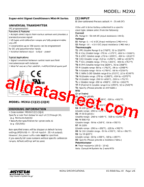 M2XU-R1V2-R Datasheet PDF - M-System Co.,Ltd.