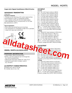 M2RTS-R-23-R2/CE Datasheet PDF - M-System Co.,Ltd.