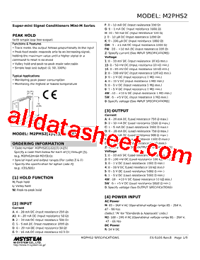 M2PHS2H-CB-R2/CE Datasheet PDF - M-System Co.,Ltd.