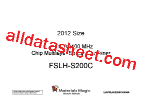 FSLH-S200C Datasheet PDF - Hitachi Metals, Ltd