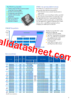 STM32 Datasheet PDF - STMicroelectronics