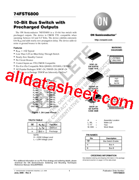 74FST6800DW Datasheet PDF - ON Semiconductor