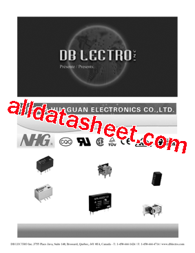 JZX-18FF Datasheet PDF - DB Lectro Inc