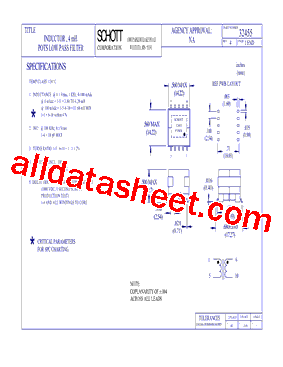 32455 Datasheet PDF - SCHOTT CORPORATION