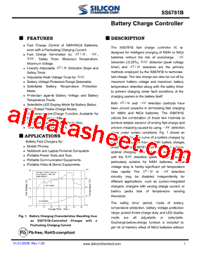SS6781BCSTR Datasheet PDF - Silicon Standard Corp.