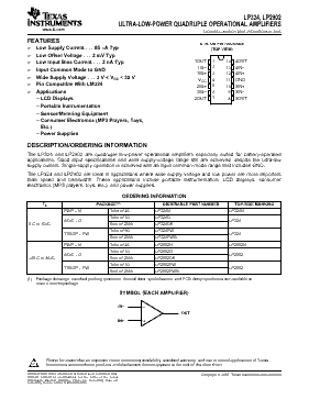 LP2902 Datasheet PDF - Texas Instruments