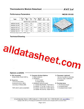 1MC06103 Datasheet PDF - RMT Ltd.