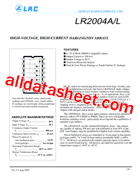 LR2004A Datasheet PDF - Leshan Radio Company