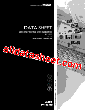 RC1218FK-071RL Datasheet PDF - YAGEO Corporation