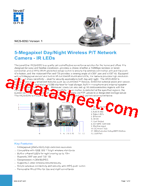 WCS-6050 Datasheet PDF - Level One