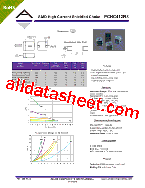 PCHC412R8-4R7M-RC Datasheet PDF - Allied Components International