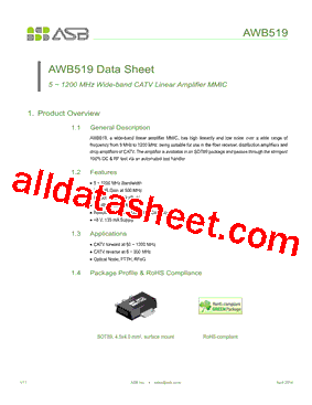 AWB512 Datasheet PDF - Advanced Semiconductor Business Inc.