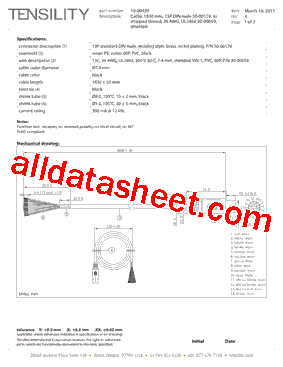10-00439 Datasheet PDF - Tensility International Corp.