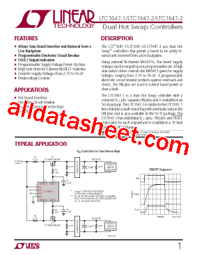 LTC1647-1CS8 Datasheet PDF - Linear Technology