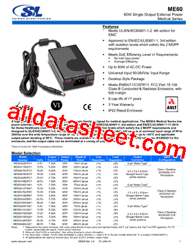ME60 Datasheet PDF - SL Power Electronics