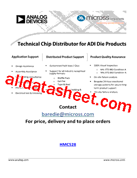 HMC528 Datasheet PDF - Micross Components
